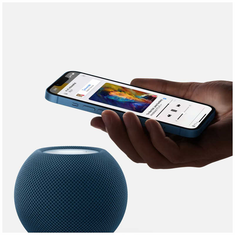アップル アップル スマートスピーカー HomePod mini ブルー  [Bluetooth対応/Wi-Fi対応]  MJ2C3J/A MJ2C3J/A