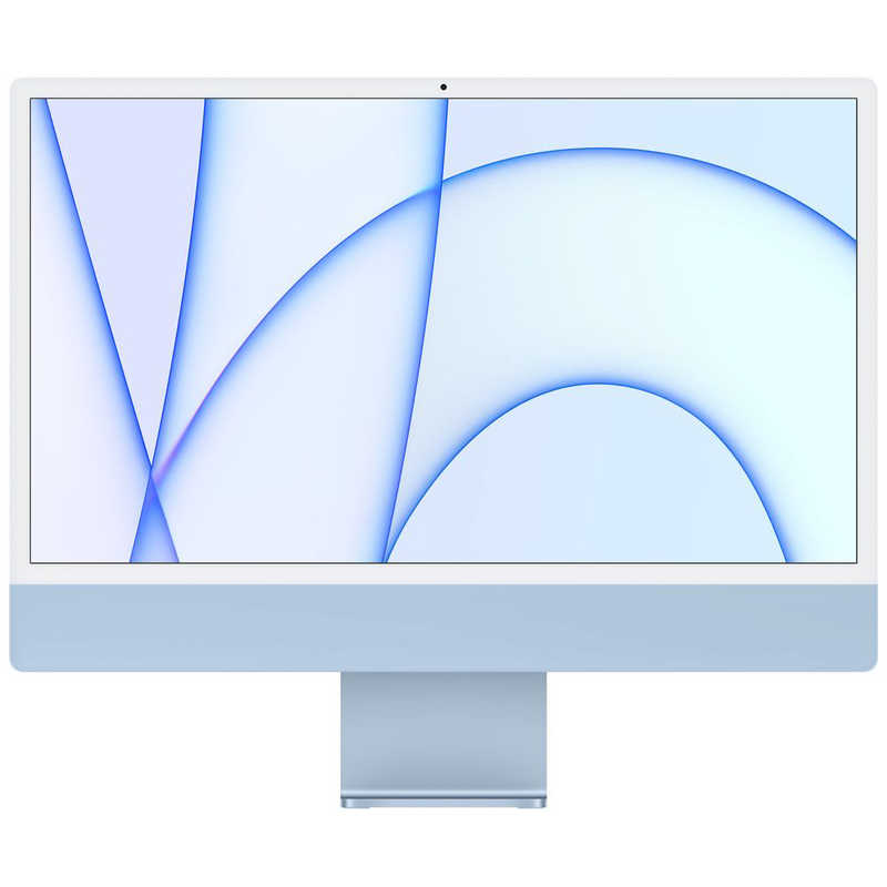 アップル アップル iMac 24インチ  Retina 4.5Kディスプレイモデル[2021年/ SSD 256GB/メモリ 8GB/8コアCPU/7コアGPU/Apple M1チップ/ブルー] MJV93JA MJV93JA