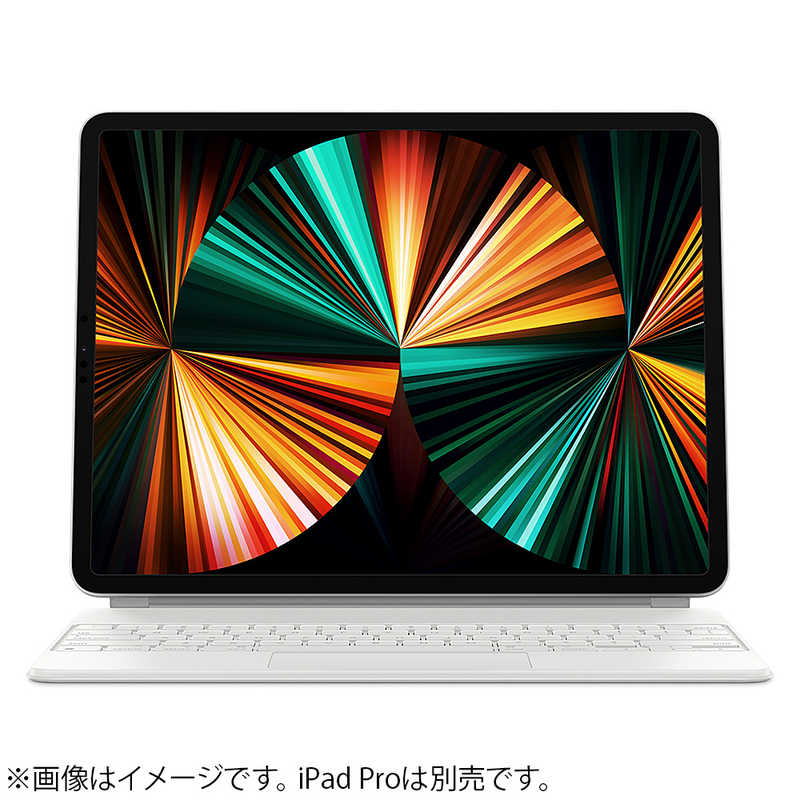 アップル アップル 12.9インチiPad Pro(第5世代)用Magic Keyboard - 英語(US) - ホワイト  MJQL3LLA MJQL3LLA