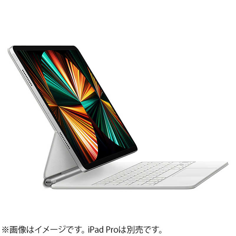 アップル アップル 12.9インチiPad Pro(第5世代)用Magic Keyboard - 英語(US) - ホワイト  MJQL3LLA MJQL3LLA