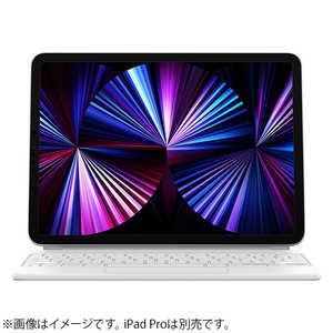 åץ 11iPad Pro(3)iPad Air(4)Magic Keyboard - (ԥ󥤥) - ۥ磻 MJQJ3LCA