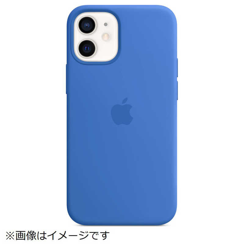 アップル アップル MagSafe対応 iPhone 12 mini シリコーンケース カプリブルー MJYU3FEA MJYU3FEA