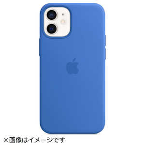 アップル MagSafe対応 iPhone 12 mini シリコーンケース カプリブルー MJYU3FEA