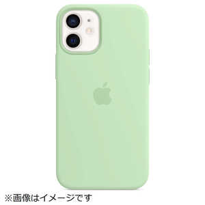 アップル MagSafe対応 iPhone 12 mini シリコーンケース ピスタチオ MJYV3FEA
