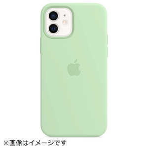 アップル MagSafe対応 iPhone 12/12 Pro シリコーンケース ピスタチオ MK003FEA
