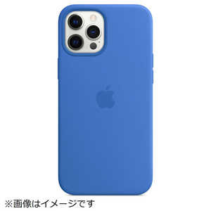 アップル MagSafe対応 iPhone 12 Pro Max シリコーンケース カプリブルー MK043FEA