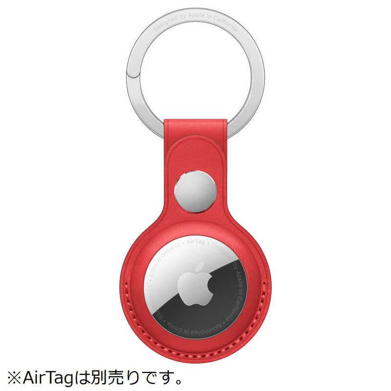 アップル 最高の AirTag レザーキーリング 価格 交渉 送料無料 RED PRODUCT MK103FEA