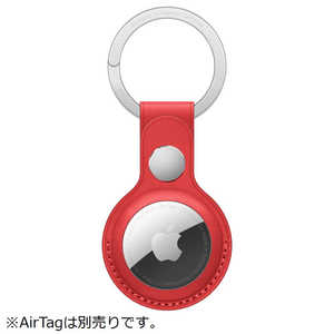 アップル AirTag レザーキーリング (PRODUCT)RED  MK103FEA