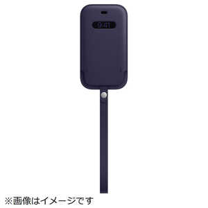 アップル MagSafe対応 iPhone 12 mini レザースリーブ ディープバイオレット MK093FEA