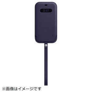 アップル MagSafe対応 iPhone 12 Pro Max レザースリーブ ディープバイオ MK0D3FEA