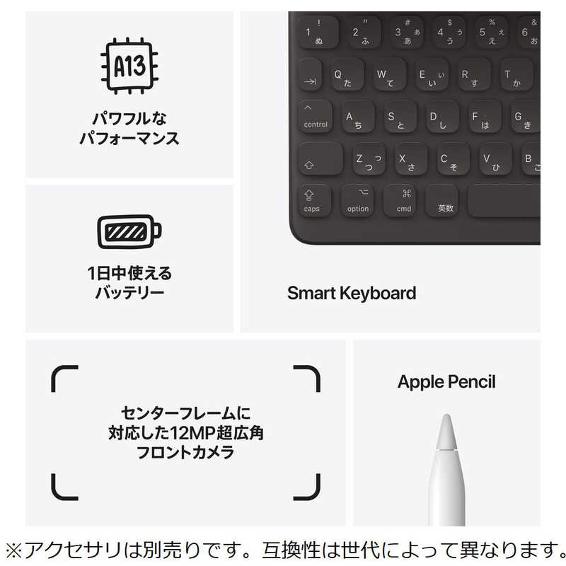 アップル アップル iPad 第9世代 A13 Bionic 10.2インチ Wi-Fi 64GB スペースグレイ MK2K3JA MK2K3JA