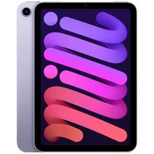 アップル iPad mini（第6世代） A15 Bionic 8.3型 ストレージ：64GB MK7R3JA パープル