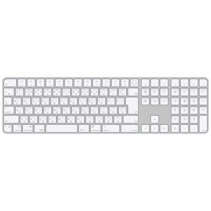 アップル アップル 【純正】キーボード 【日本語(JIS)】Appleシリコン搭載Macモデル用Touch ID搭載Magic Keyboard(テンキー付き) MK2C3JA MK2C3JA