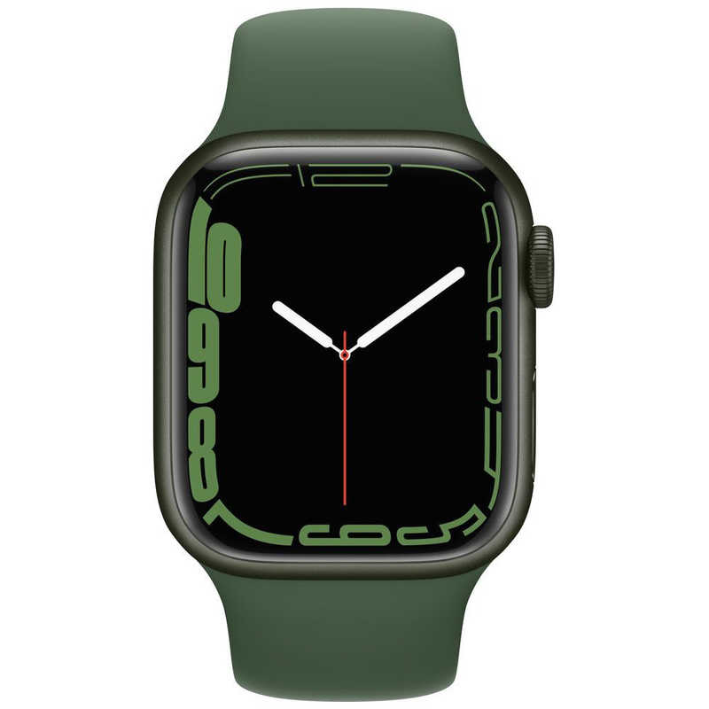 アップル アップル Apple Watch Series 7（GPS+Cellularモデル） 41mm グリーンアルミニウムケースとクローバースポーツバンド-レギュラー MKHT3J/A 41mm グリーンアルミニウムケースとクローバースポーツバンド-レギュラー MKHT3J/A