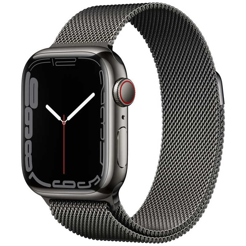 アップル アップル アップルウォッチ Apple Watch Series 7(GPS+Cellularモデル） 41mmグラファイトステンレススチールケースとグラファイトミラネーゼループ MKJ23J/A 41mmグラファイトステンレススチールケースとグラファイトミラネーゼループ MKJ23J/A