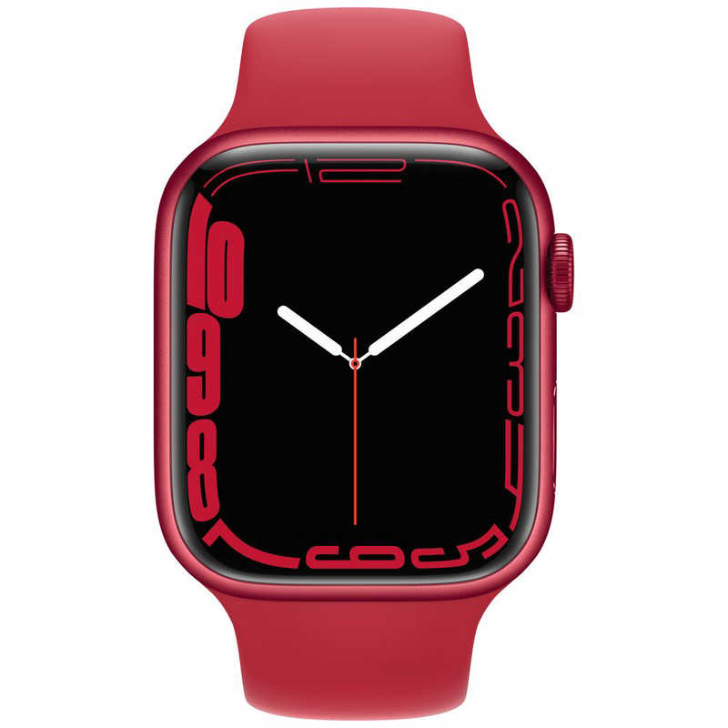 アップル アップル Apple Watch Series 7（GPS+Cellularモデル） 45mm（PRODUCT）REDアルミニウムケースと（PRODUCT）REDスポーツバンド - レギュラー REDアルミニウム MKJU3J/A 45mm（PRODUCT）REDアルミニウムケースと（PRODUCT）REDスポーツバンド - レギュラー REDアルミニウム MKJU3J/A