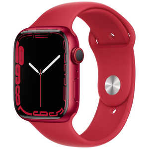 アップル Apple Watch Series 7（GPS+Cellularモデル）- 45mm（PRODUCT）REDアルミニウムケースと（PRODUCT）REDスポーツバンド - レギュラー MKJU3JA