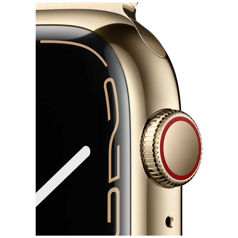 アップル アップル アップルウォッチ Apple Watch Series 7(GPS+Cellularモデル） 45mmゴールドステンレススチールケースとゴールドミラネーゼループ ゴールドステンレススチール MKJY3J/A 45mmゴールドステンレススチールケースとゴールドミラネーゼループ ゴールドステンレススチール MKJY3J/A