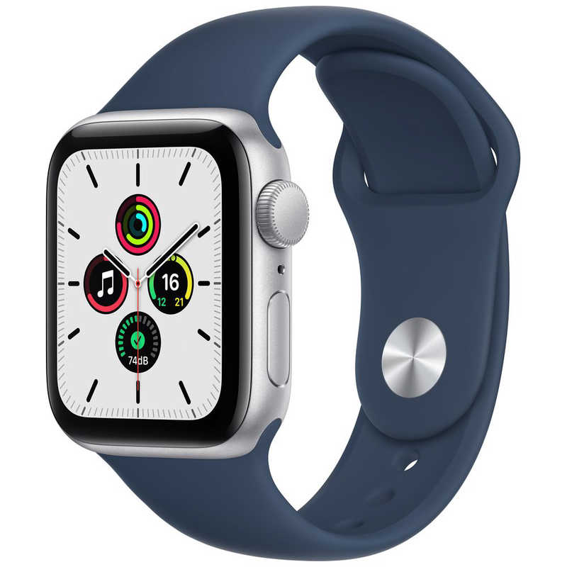 アップル アップルウォッチ Apple Watch SE(第1世代：GPSモデル) 40mmシルバーアルミニウムケースとアビスブルースポーツバンド  シルバーアルミニウム MKNY3J/A の通販 | カテゴリ：インテリア・雑貨・寝具 | アップル 家電通販のコジマネット - 全品代引き手数料無料