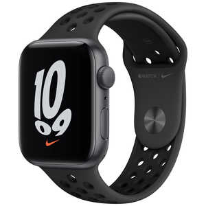 アップル Apple Watch Nike SE（GPSモデル） 44mmスペースグレイアルミニウムケースとアンスラサイト/ブラックNikeスポーツバンド スペースグレイアルミニウム MKQ83J/A