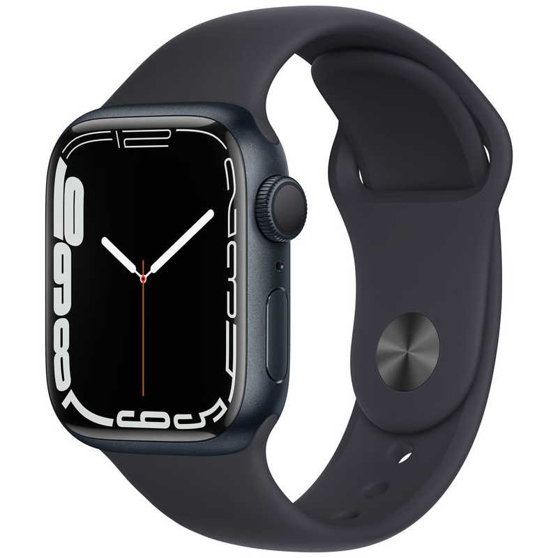 アップル アップル Apple Watch Series 7（GPSモデル） 41mmミッドナイトアルミニウムケースとミッドナイトスポーツバンド - レギュラー MKMX3J/A 41mmミッドナイトアルミニウムケースとミッドナイトスポーツバンド - レギュラー MKMX3J/A