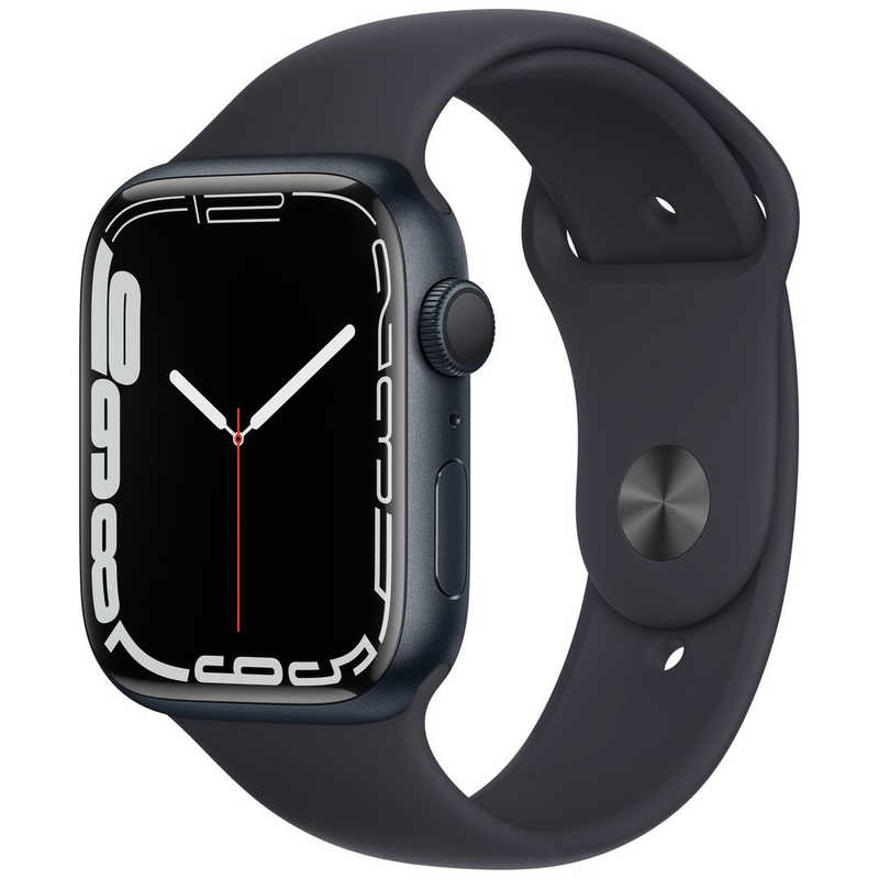 アップル アップル Apple Watch Series 7（GPSモデル）- 45mmミッドナイトアルミニウムケースとミッドナイトスポーツバンド - レギュラー MKN53J/A MKN53J/A