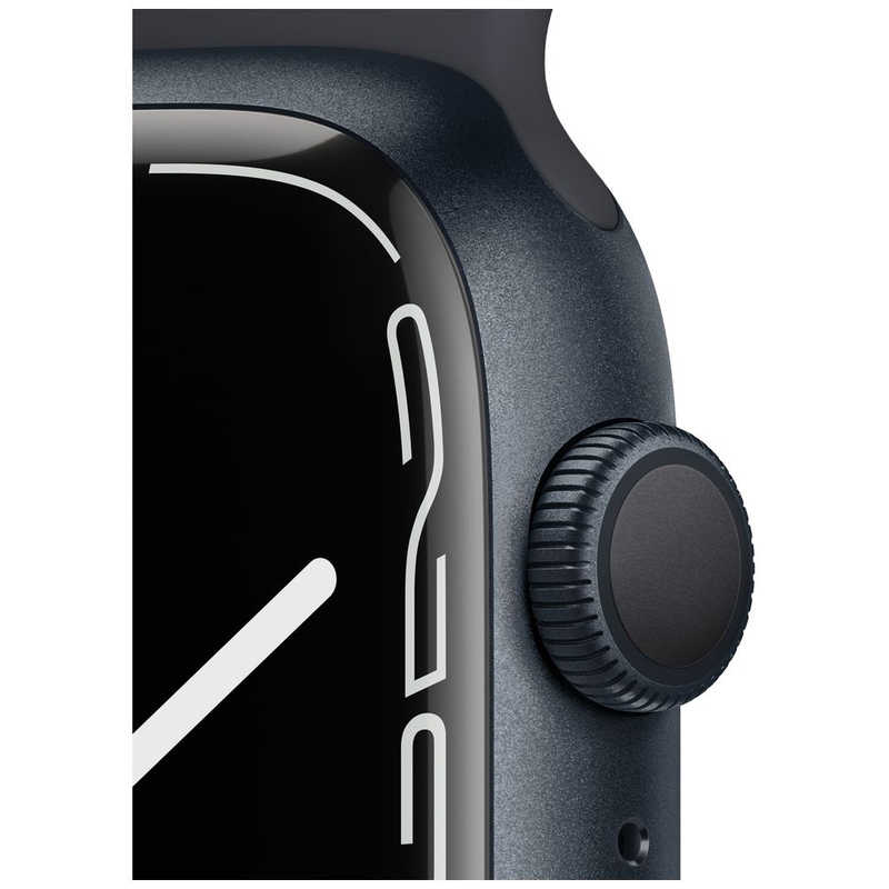 アップル アップル Apple Watch Series 7（GPSモデル）- 45mmミッドナイトアルミニウムケースとミッドナイトスポーツバンド - レギュラー MKN53J/A MKN53J/A