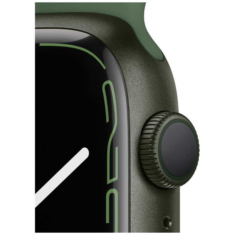 アップル アップル Apple Watch Series 7（GPSモデル） 45mmグリーンアルミニウムケースとクローバースポーツバンド - レギュラー グリーンアルミニウム MKN73J/A 45mmグリーンアルミニウムケースとクローバースポーツバンド - レギュラー グリーンアルミニウム MKN73J/A