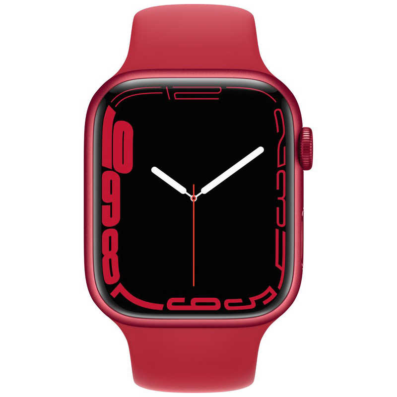 アップル アップル Apple Watch Series 7（GPSモデル） 45mm（PRODUCT）REDアルミニウムケースと（PRODUCT）REDスポーツバンド - レギュラー MKN93J/A 45mm（PRODUCT）REDアルミニウムケースと（PRODUCT）REDスポーツバンド - レギュラー MKN93J/A