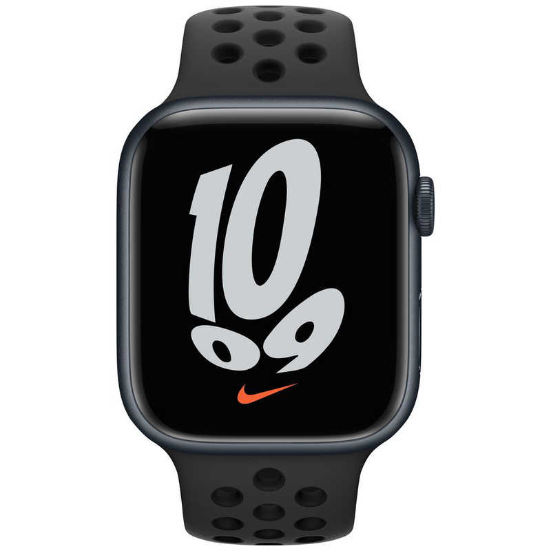 アップル アップル Apple Watch Nike Series 7（GPSモデル） 45mmミッドナイトアルミニウムケースとアンスラサイト/ブラックNikeスポーツバンド - レギュラー ミッドナイトアルミニウム MKNC3J/A 45mmミッドナイトアルミニウムケースとアンスラサイト/ブラックNikeスポーツバンド - レギュラー ミッドナイトアルミニウム MKNC3J/A