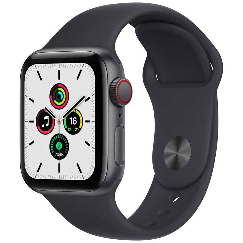 アップル アップル Apple Watch SE（第1世代：GPS+Cellularモデル） 40mmスペースグレイアルミニウムケースとミッドナイトスポーツバンド スペースグレイアルミニウム MKR23J/A 40mmスペースグレイアルミニウムケースとミッドナイトスポーツバンド スペースグレイアルミニウム MKR23J/A