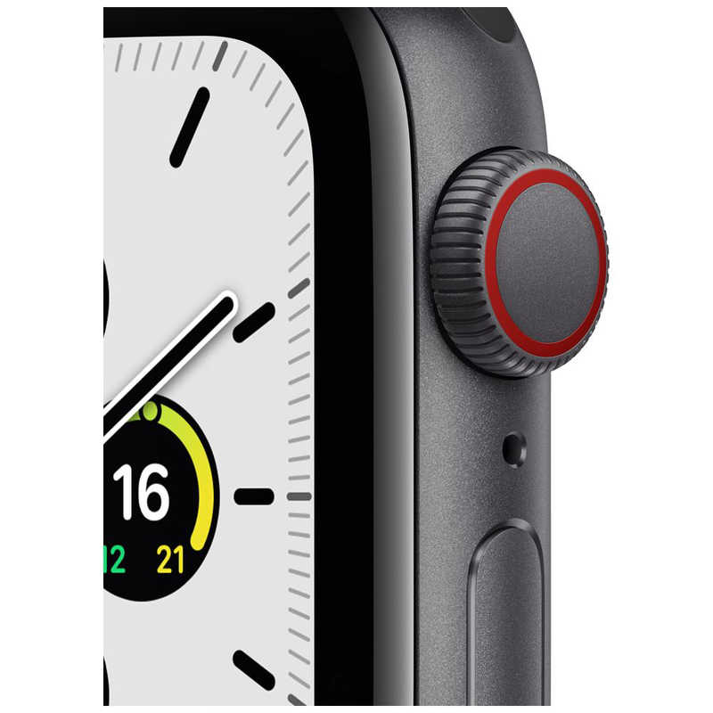 アップル アップル Apple Watch SE（GPS+Cellularモデル） 40mmスペースグレイアルミニウムケースとトルネード/グレイスポーツループ スペースグレイアルミニウム MKR33J/A 40mmスペースグレイアルミニウムケースとトルネード/グレイスポーツループ スペースグレイアルミニウム MKR33J/A