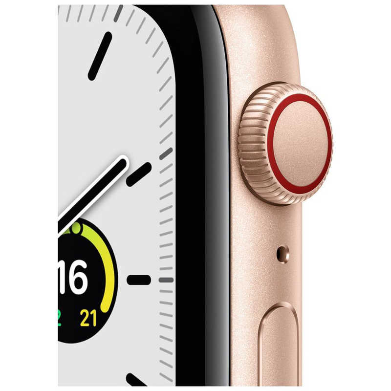 アップル アップル Apple Watch SE（GPS+Cellularモデル） 44mm ゴールドアルミニウムケースとメイズ/ホワイトスポーツループ MKT23J/A 44mm ゴールドアルミニウムケースとメイズ/ホワイトスポーツループ MKT23J/A