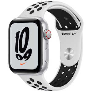 アップル AppleWatch NikeSE（GPS+Cellular）44mmシルバーアルミニウム MKT63JA