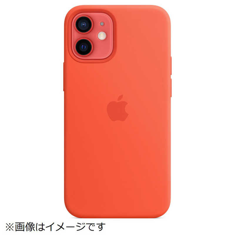 アップル アップル 「純正」MagSafe対応 iPhone 12 mini シリコーンケース エレクトリックオレンジ  MKTN3FEA MKTN3FEA