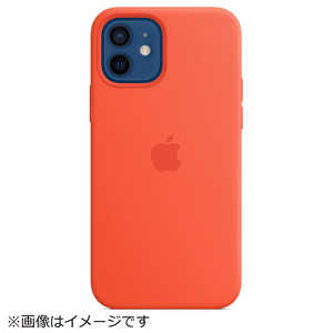 アップル 「純正」MagSafe対応 iPhone 12/12 Pro シリコーンケース エレクトリックオレンジ  MKTR3FEA