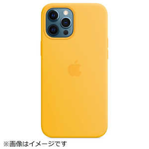 アップル 「純正」MagSafe対応 iPhone 12 Pro Max シリコーンケース サンフラワー  MKTW3FEA