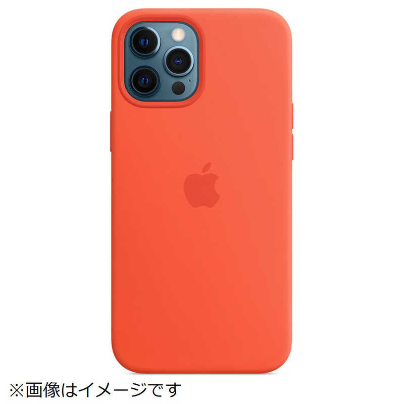 アップル アップル 「純正」MagSafe対応 iPhone 12 Pro Max シリコーンケース エレクトリックオレンジ MKTX3FEA MKTX3FEA