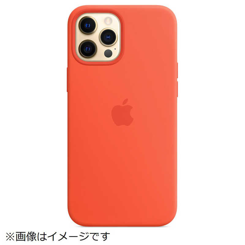 アップル アップル 「純正」MagSafe対応 iPhone 12 Pro Max シリコーンケース エレクトリックオレンジ MKTX3FEA MKTX3FEA