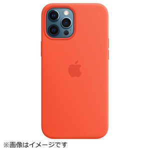 アップル 「純正」MagSafe対応 iPhone 12 Pro Max シリコーンケース エレクトリックオレンジ MKTX3FEA