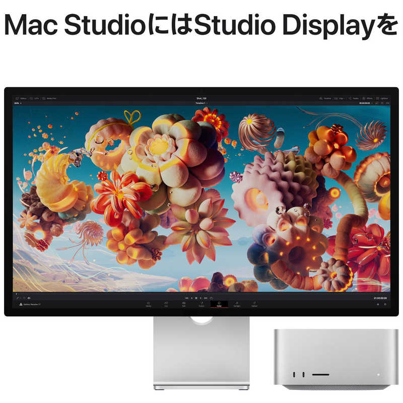 アップル アップル Mac Studio 10コアCPU 24コアGPU搭載 Apple M1 Max ディスプレイなし MJMV3J/A MJMV3J/A