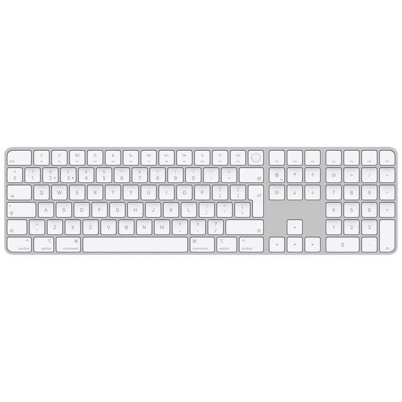 アップル アップル 【純正】キーボード 【英語(UK)】Appleシリコン搭載Macモデル用Touch ID搭載Magic Keyboard(テンキー付き) MK2C3BXA MK2C3BXA