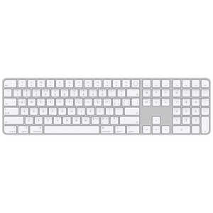 アップル 【純正】キーボード 【中国語(ピンイン)】Appleシリコン搭載Macモデル用Touch ID搭載Magic Keyboard(テンキー付き) MK2C3CVA