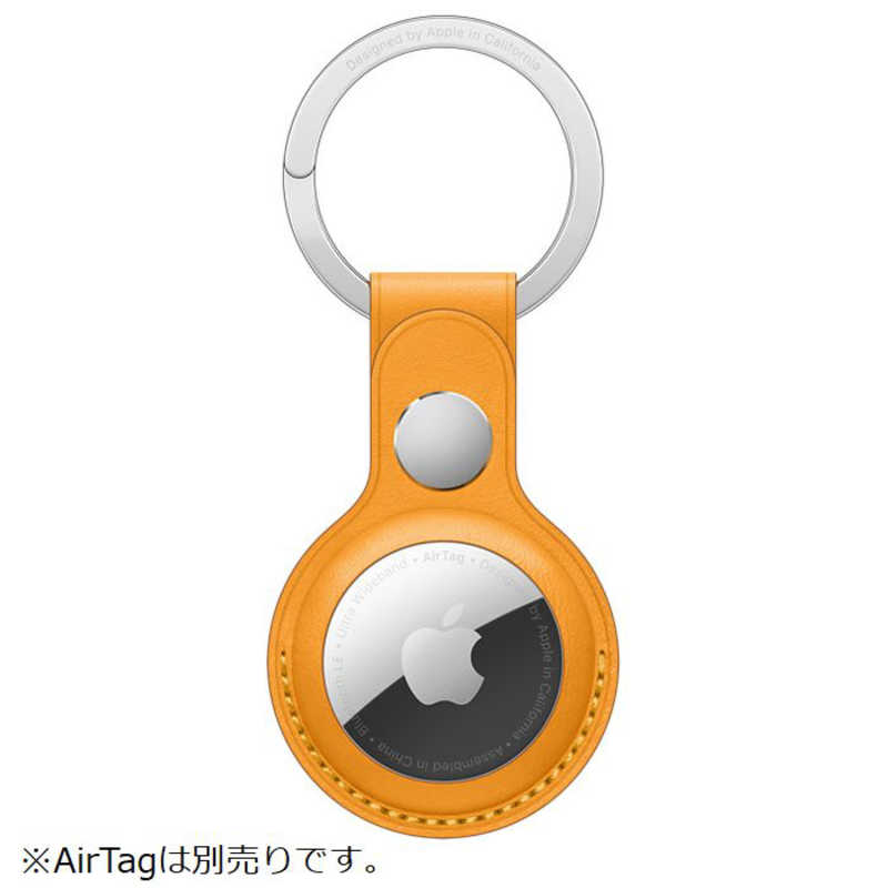 アップル アップル AirTag レザーキーリング カリフォルニアポピー  MM083FEA MM083FEA