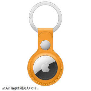 アップル AirTag レザーキーリング カリフォルニアポピー  MM083FEA