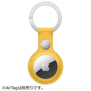 アップル AirTag レザーキーリング マイヤーレモン  MM063FEA