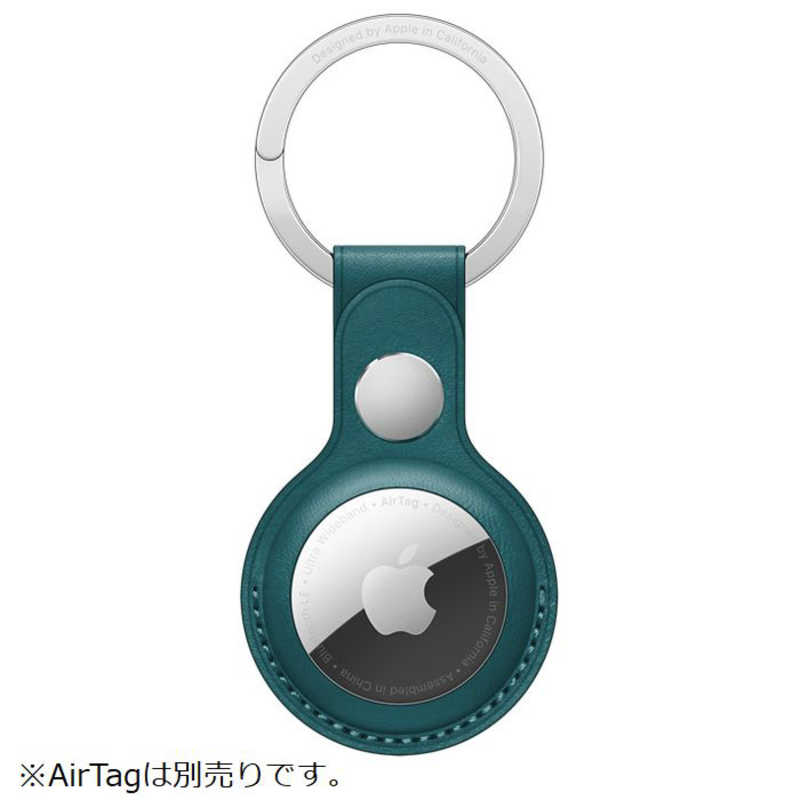 アップル アップル AirTag レザーキーリング フォレストグリーン  MM073FEA MM073FEA