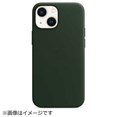 アップル MagSafe対応 iPhone 13 mini レザーケース セコイア