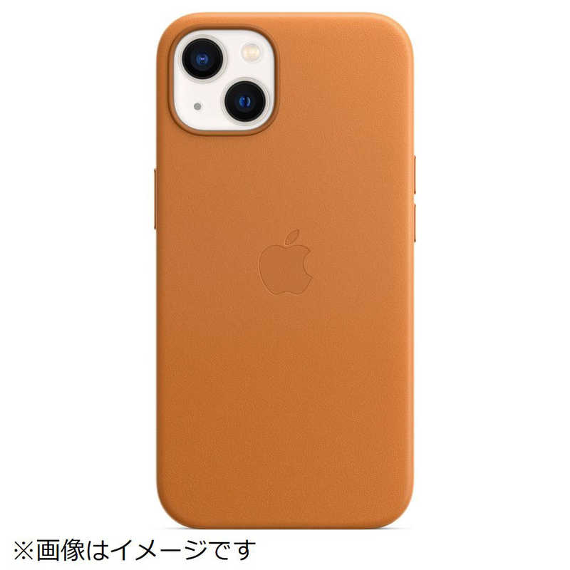 アップル アップル MagSafe対応 iPhone 13 レザーケース ゴールデンブラウン MM103FEA MM103FEA