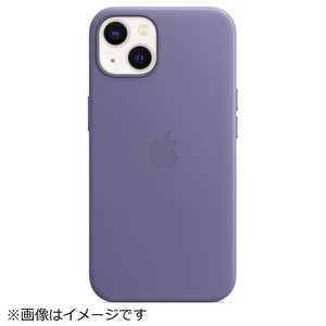 アップル MagSafe対応 iPhone 13 レザーケース ウィステリア MM163FEA